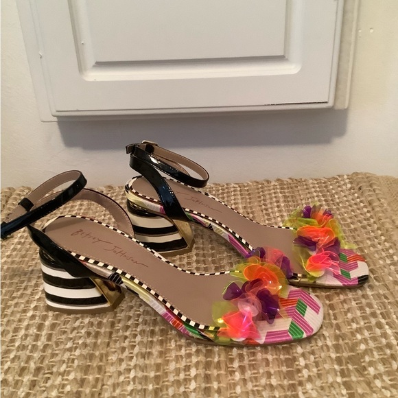 Betsey Johnson Colorful Open Toe Sandals - Picture 4 of 7